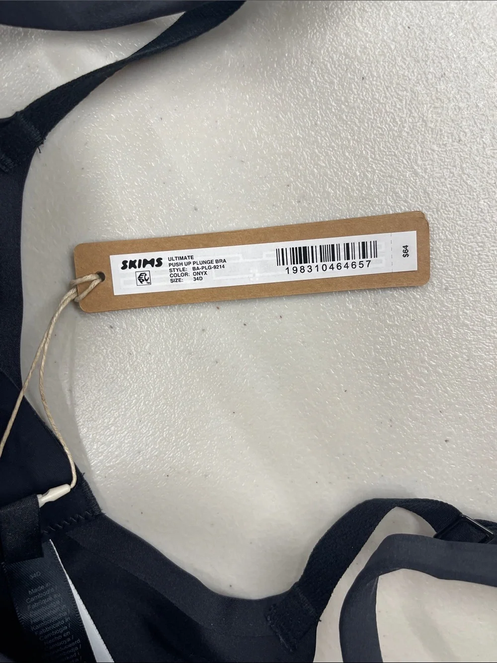 SKIMS Ultimate Push Up Plunge Bra 34D - Picture 2 of 3